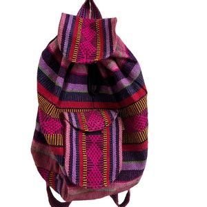 Mexican Artisanal Pinzon Multi Colored Backpack